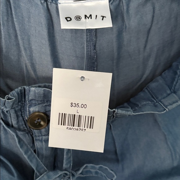 DOMIT Blue Drawstring Pants - Picture 5 of 5